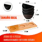 Bowl De Caramica Cuencos Aperitivo Set 3 Bowl Aperitivo Wayu Arcashopping Bandeja De Aperitivos Wayu Set 3 Bowls Ceramica Picoteo Bandeja Bamboo Aperitivo Wayu Negro - Miniatura 2