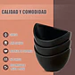 Bowl De Caramica Cuencos Aperitivo Set 3 Bowl Aperitivo Wayu Arcashopping Bandeja De Aperitivos Wayu Set 3 Bowls Ceramica Picoteo Bandeja Bamboo Aperitivo Wayu Negro - Miniatura 4
