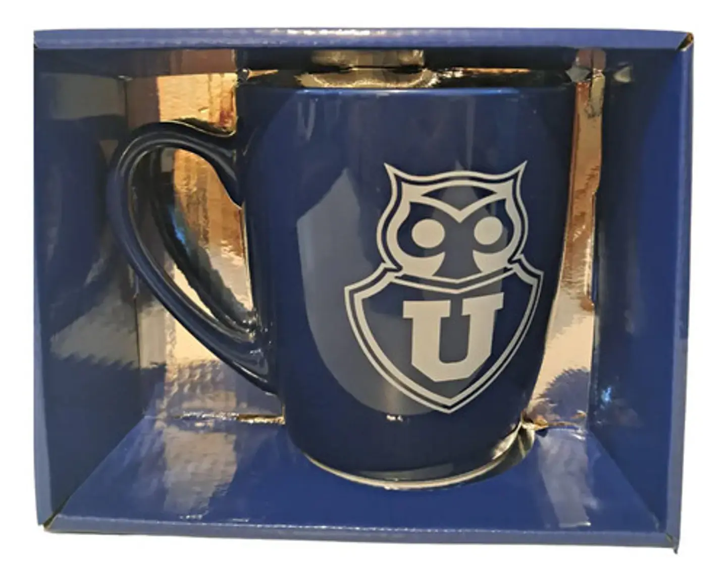 Tazón Cerámica Univer.chile 880 Ml Campeón Sudamericana Azul 2