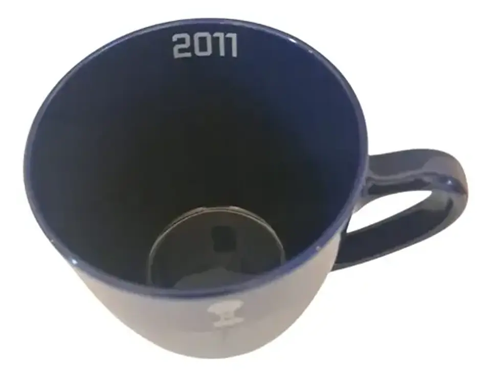 Tazón Cerámica Univer.chile 880 Ml Campeón Sudamericana Azul 5