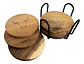 Set 6 Posavasos Madera Wayu - Miniatura 2