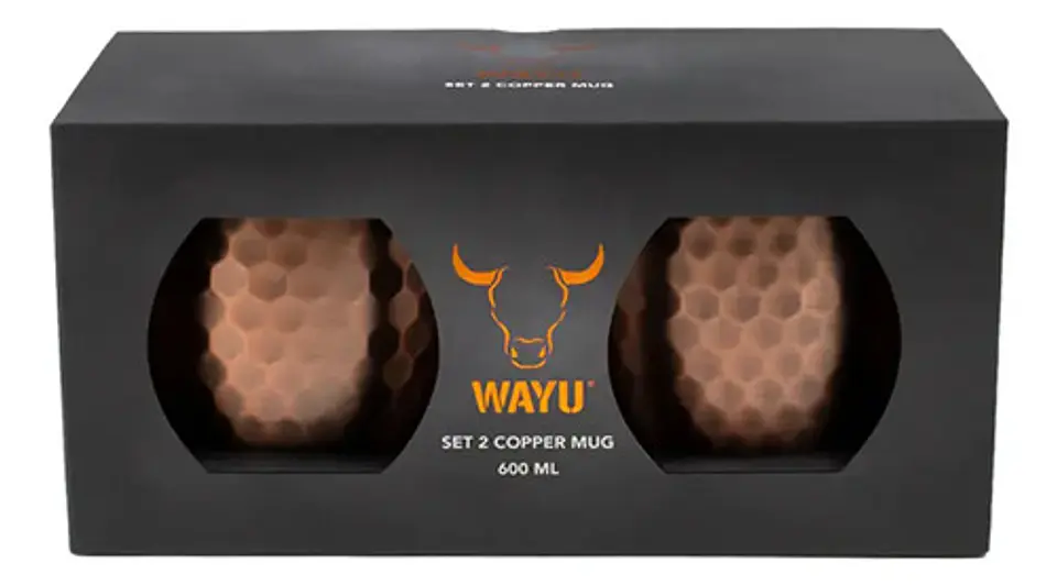 Set 2 Mugs De Cobre Tragos Moscow Mule Mojito Bar Wayu 1