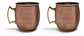 Set 2 Mugs De Cobre Tragos Moscow Mule Mojito Bar Wayu - Miniatura 2
