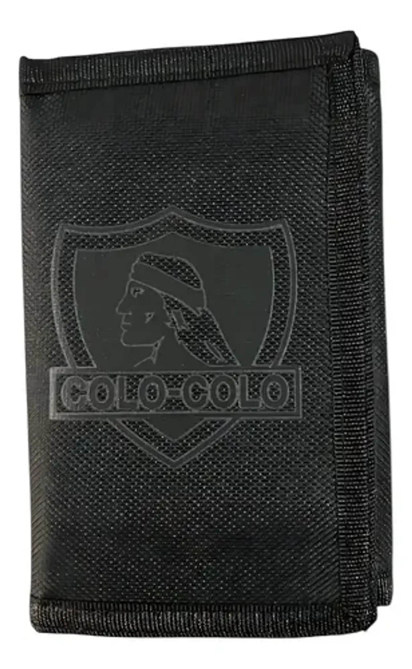 Billetera De Poliéster Negra Estampada De Colo Colo Con Monedero Negro Estampado Colo Colo 3