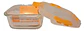 Hermetico Cuadrado Vidrio Libre Bpa Colores Keep 320ml - Miniatura 6