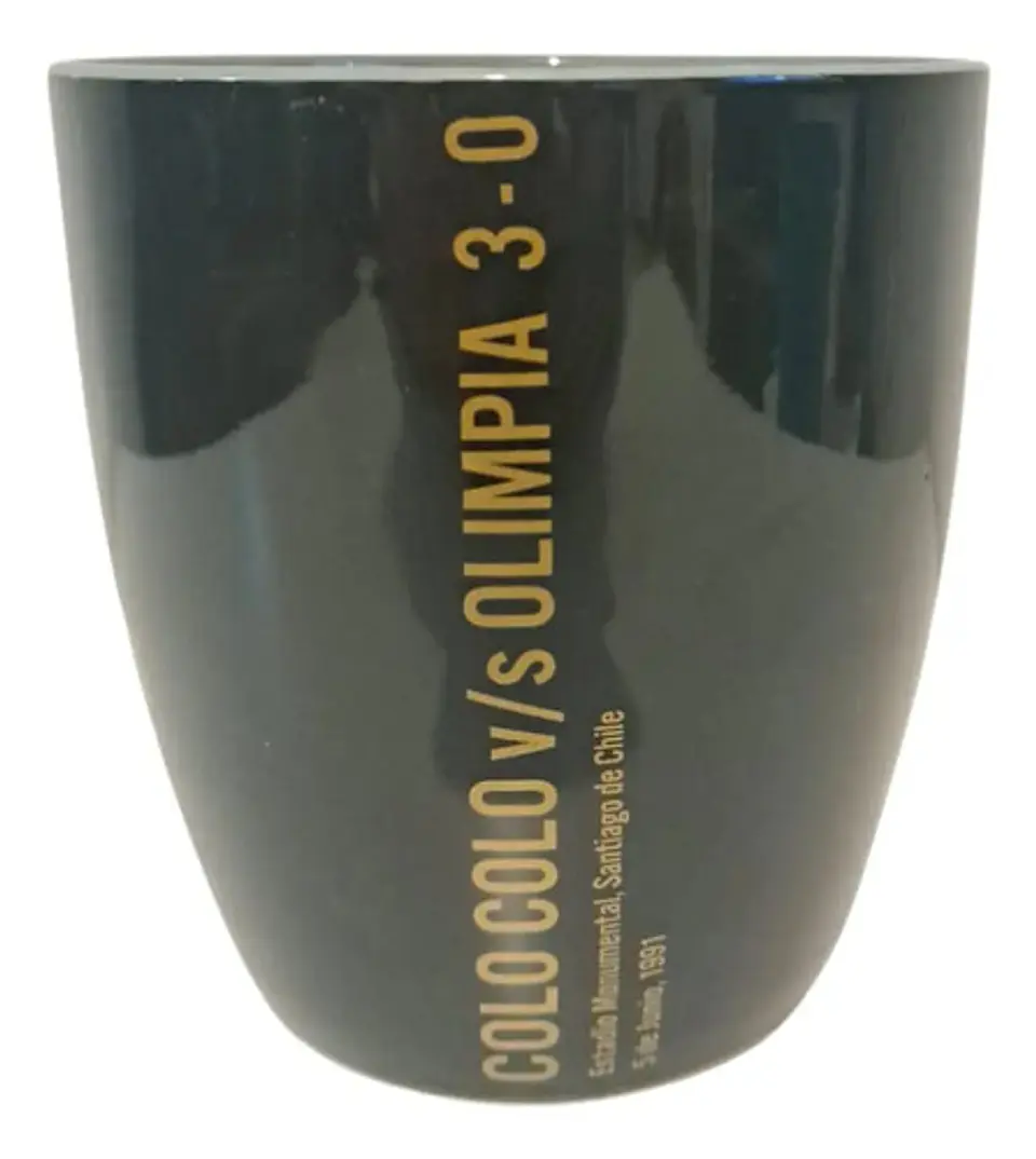 Tazón De Cerámica Colo Colo Campeón Libertadores 880 Ml Negro 2