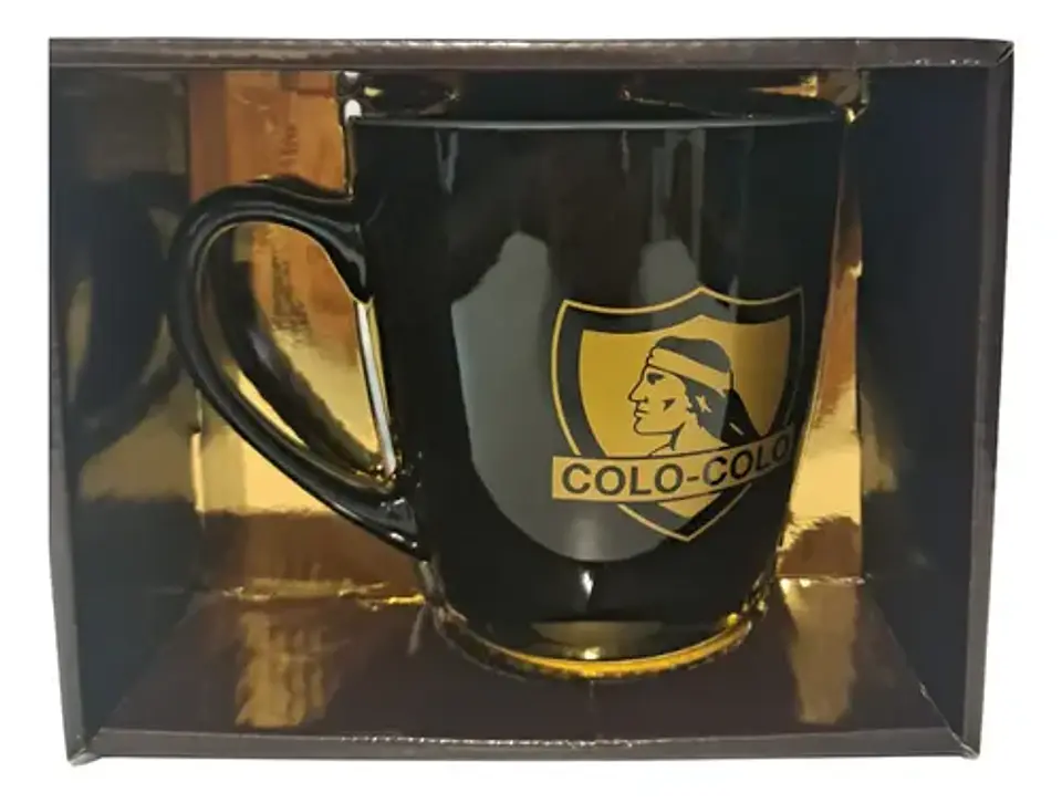 Tazón De Cerámica Colo Colo Campeón Libertadores 880 Ml Negro 4