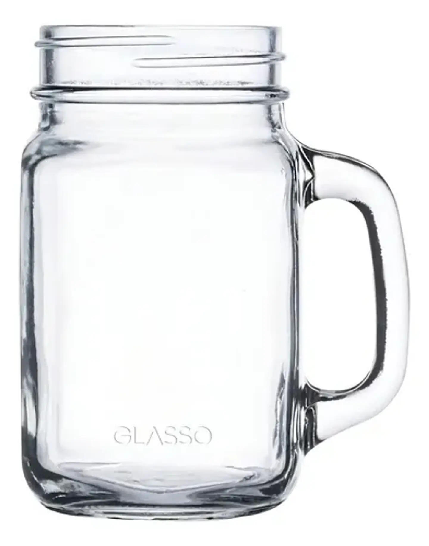 Set 4 Vasos Jarras Mason Jar Glasso 450ml Mojito Aperitivos 4