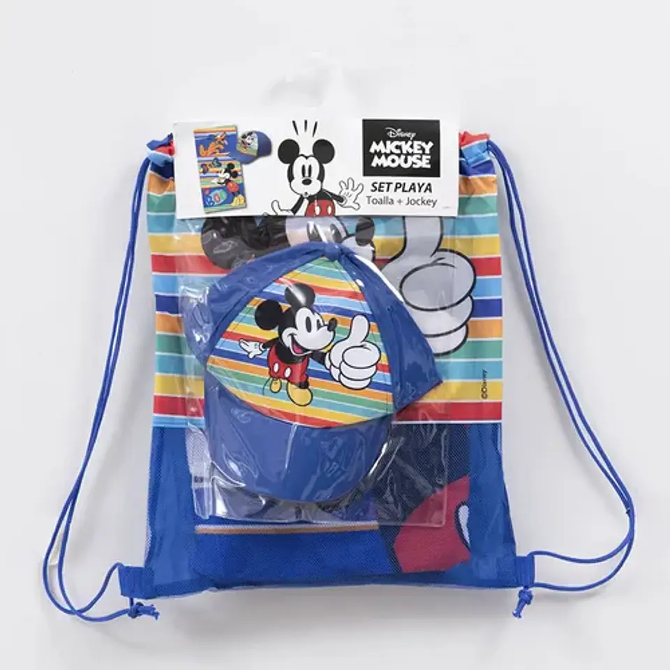 Toalla Playa Disney Niño/a + Morral Cordel+ Lentes O Gorro 1