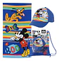 Toalla Playa Disney Niño/a + Morral Cordel+ Lentes O Gorro - Miniatura 4