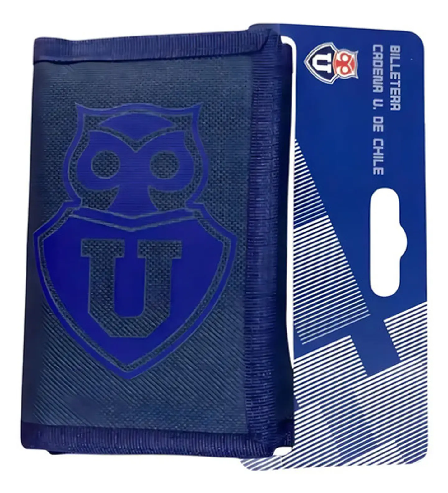 Billetera Cadena Universidad De Chile Azul Con Monedero 1