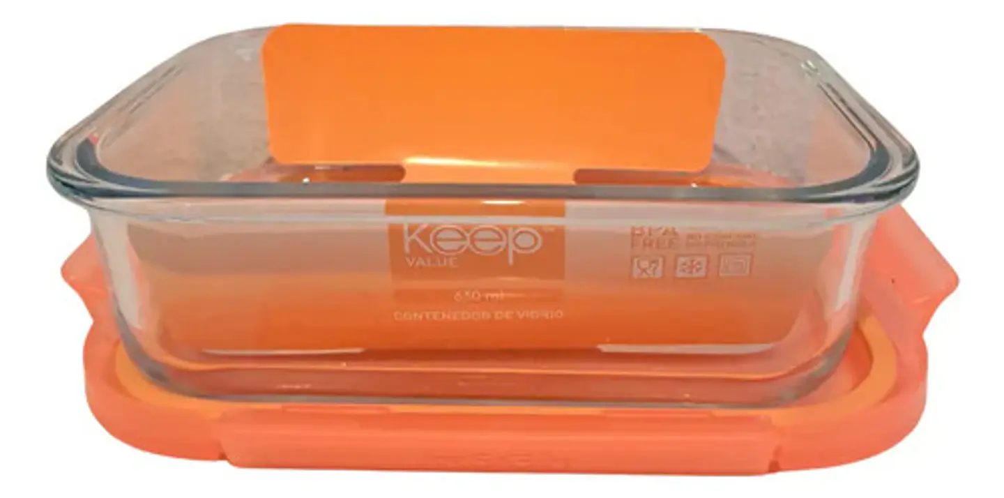 Contenedor Hermético Rectangular 630ml Value Keep Comida 5