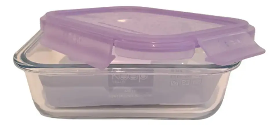 Contenedor Hermético Rectangular 630ml Value Keep Comida 6