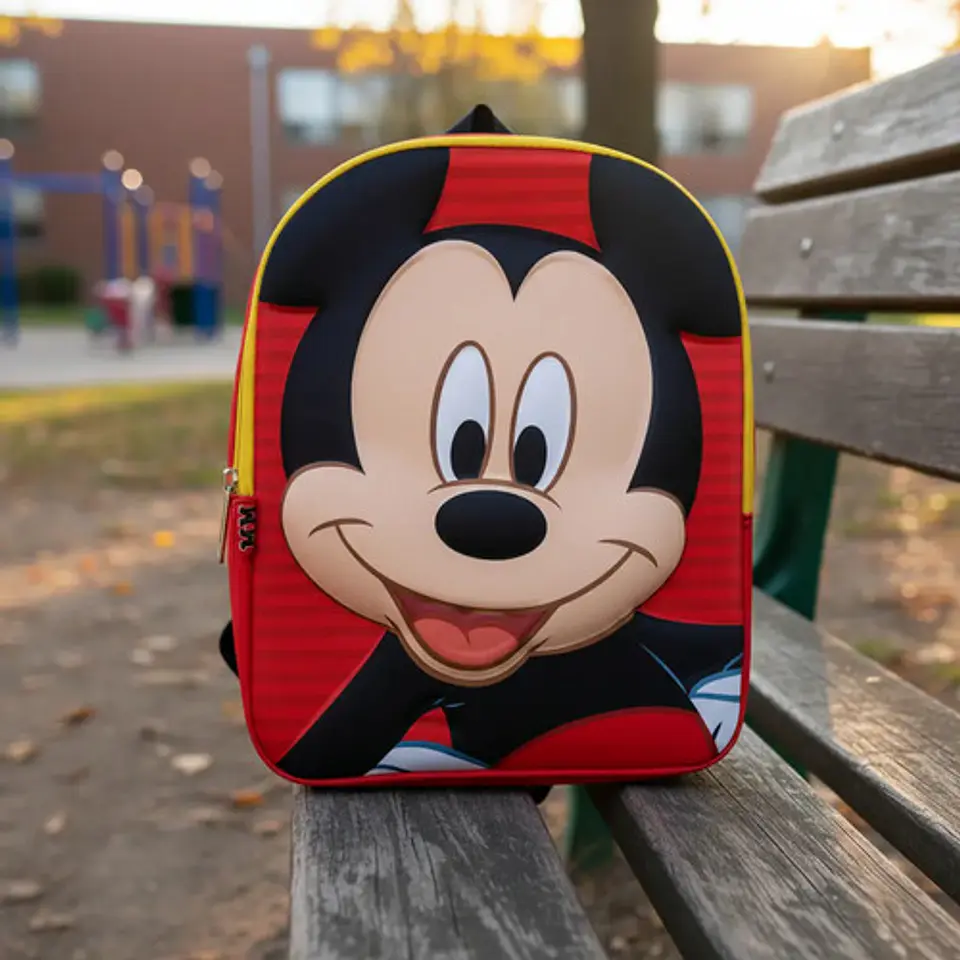 Mochila Escolar Disney Original Diseño 3d Niño/a 5