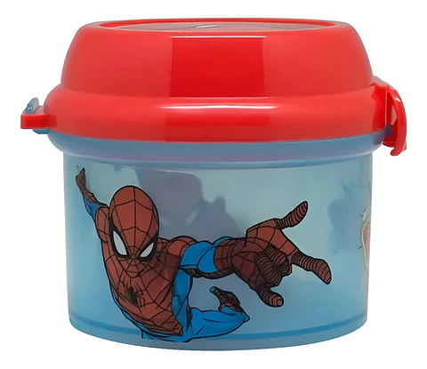 Porta Snack Disney Mickey Stitch Color Spider Man