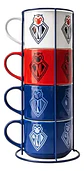 Set Universidad De Chile 4 Tazones De Colección - Miniatura 4