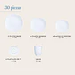 Juego Set De Vajilla 30pzas Porcelana Blanca Hallen Blanco  - Miniatura 4