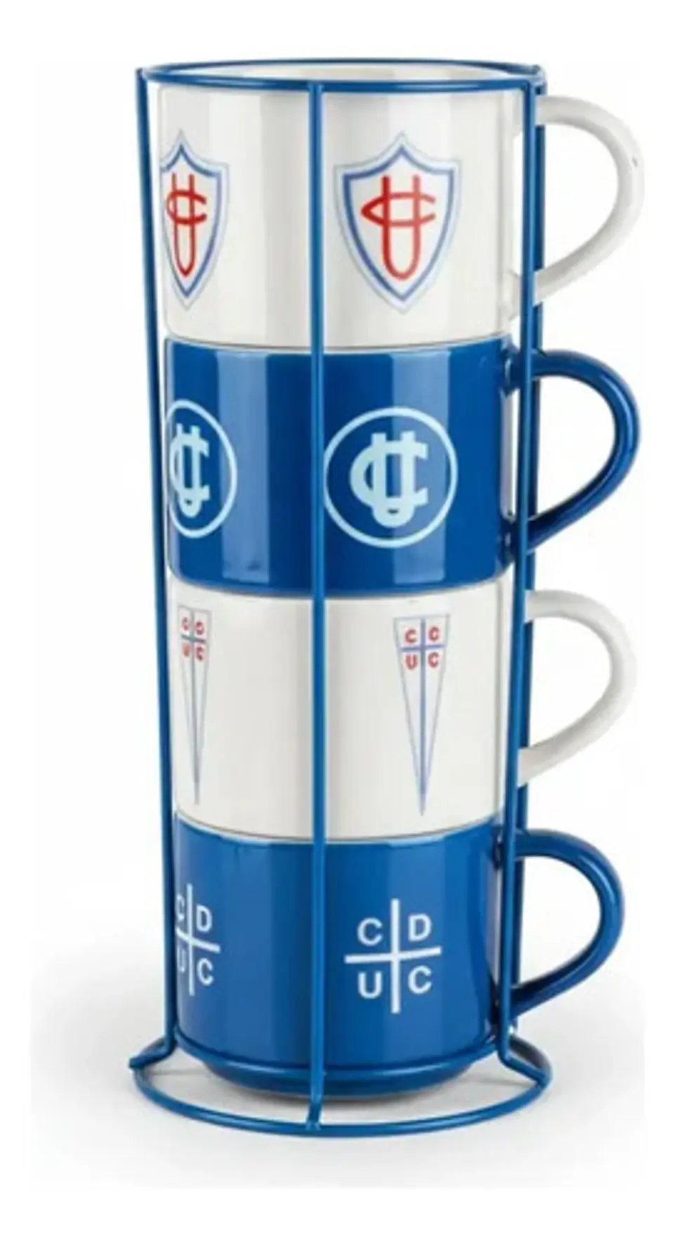 Set Universidad Católica 4 Tazones De Colección 1