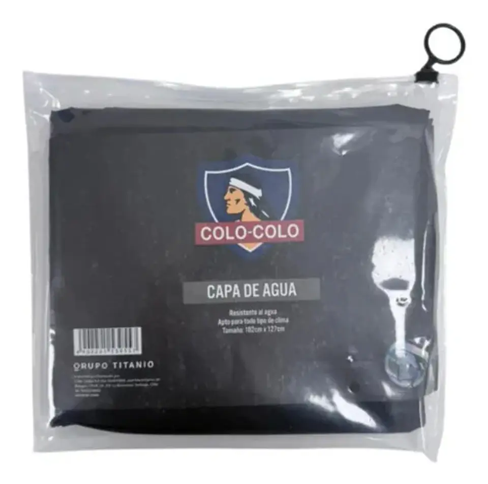 Capa De Agua Colo Colo Poncho Impermeable Con Capucha Lluvia 4