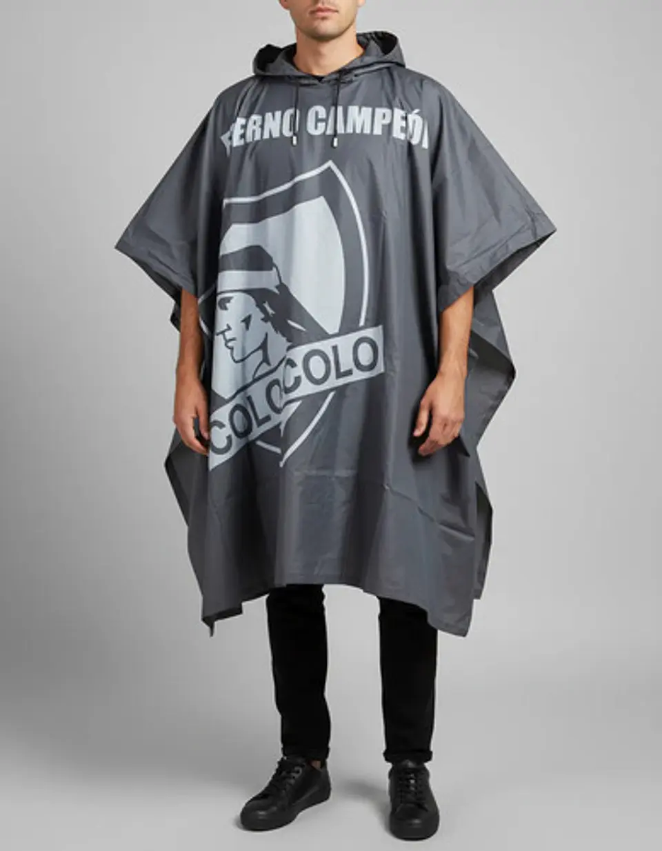 Capa De Agua Colo Colo Poncho Impermeable Con Capucha Lluvia 6