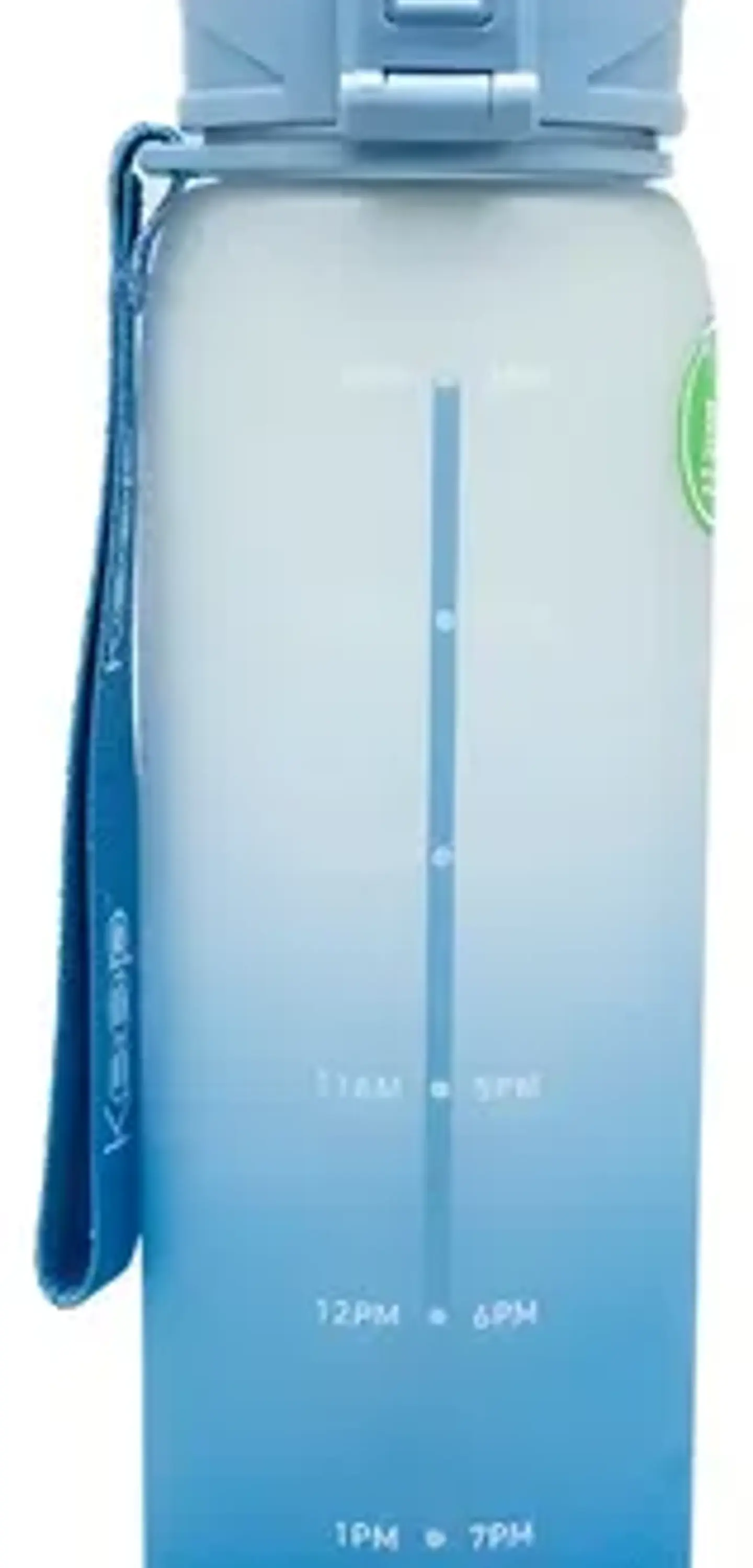 Botella Deportiva Keep Rubber 1l - Diseño Agua Color Azul Acero 1