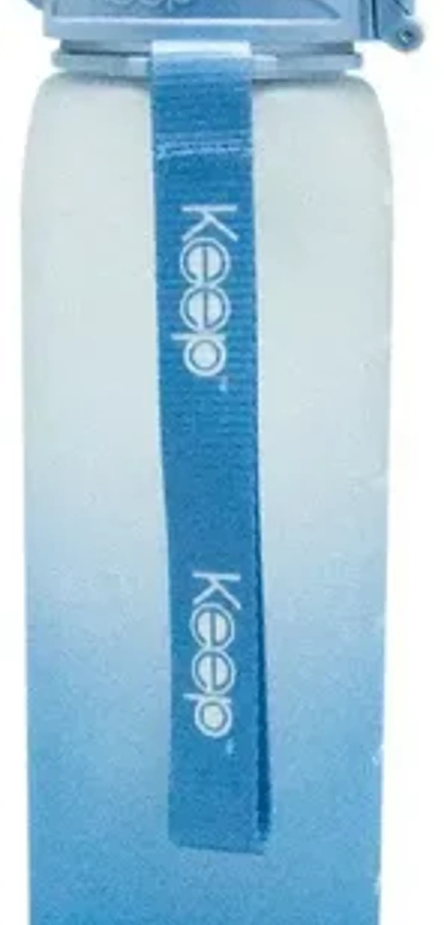 Botella Deportiva Keep Rubber 1l - Diseño Agua Color Azul Acero 3
