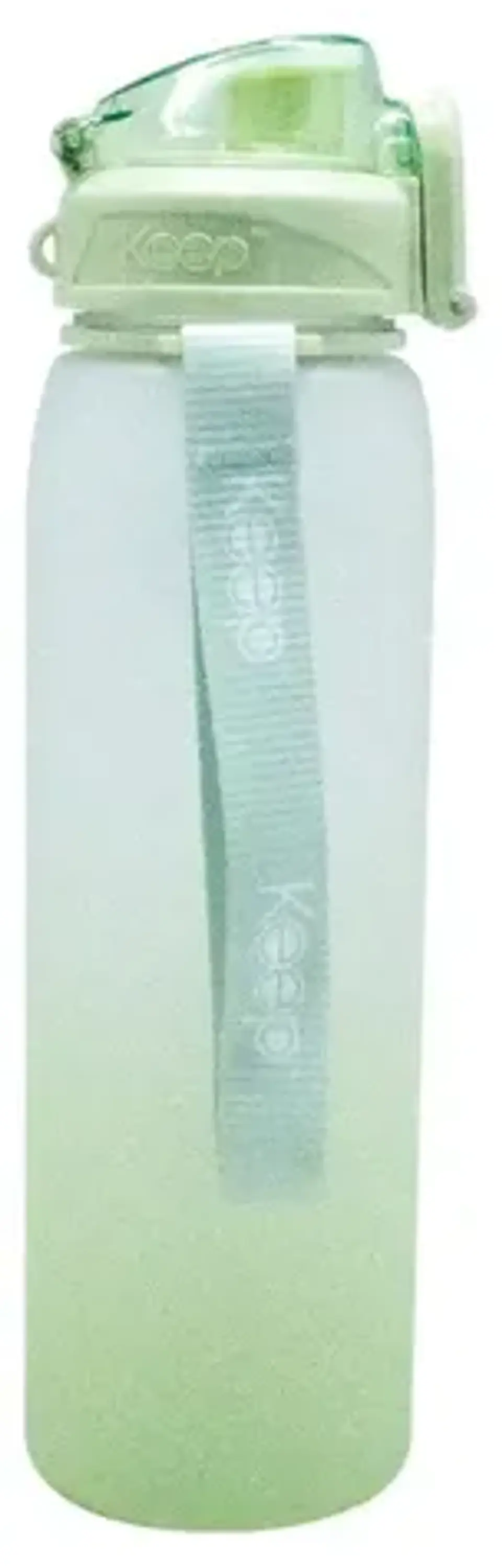 Botella Deportiva Keep Rubber 1l - Diseño Agua Color Verde 3