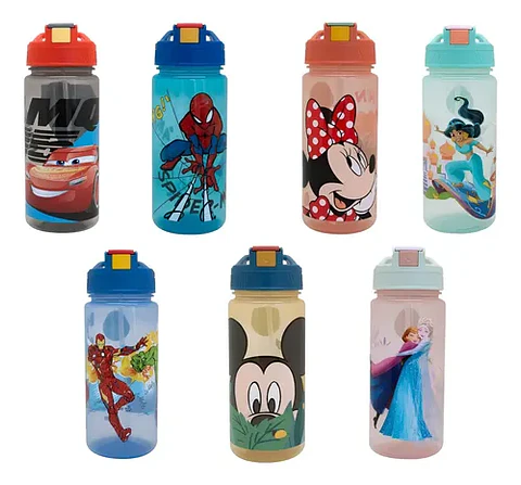 Botella Disney 400 Ml - Diseño Licencia Disney Color Princesas