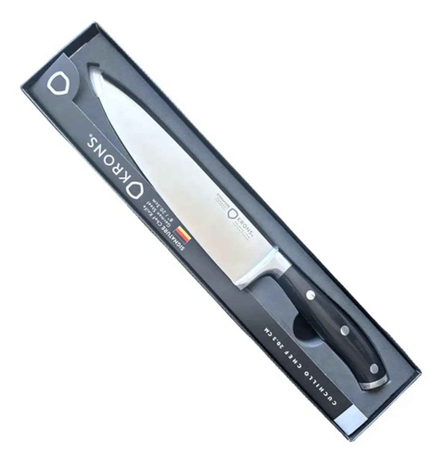 Cuchillo Chef Profesional Signature Hoja 20.3cm Krons Color Plateado 2