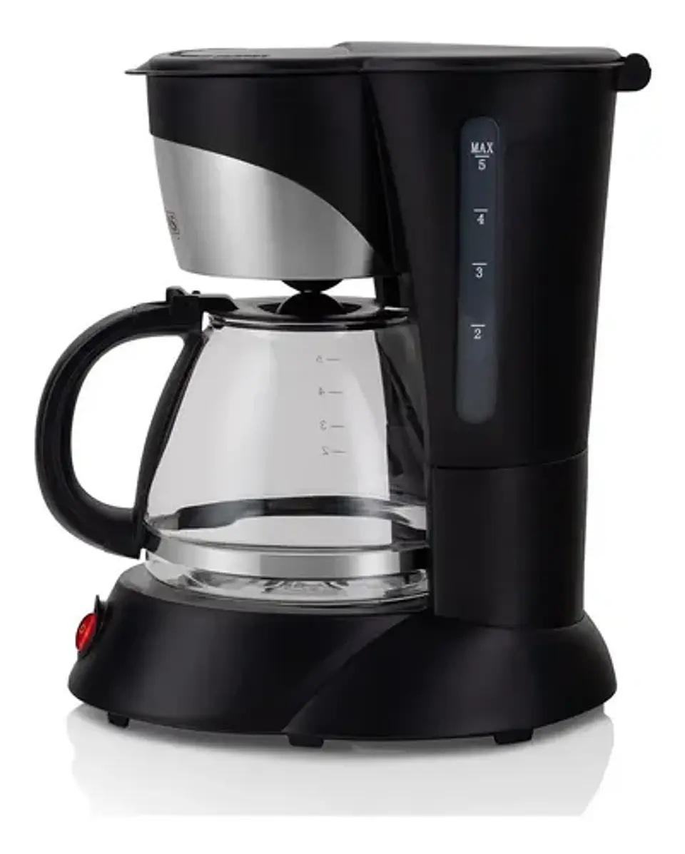 Cafetera Thomas Th-130 5 Tazas Negro/plateado 3