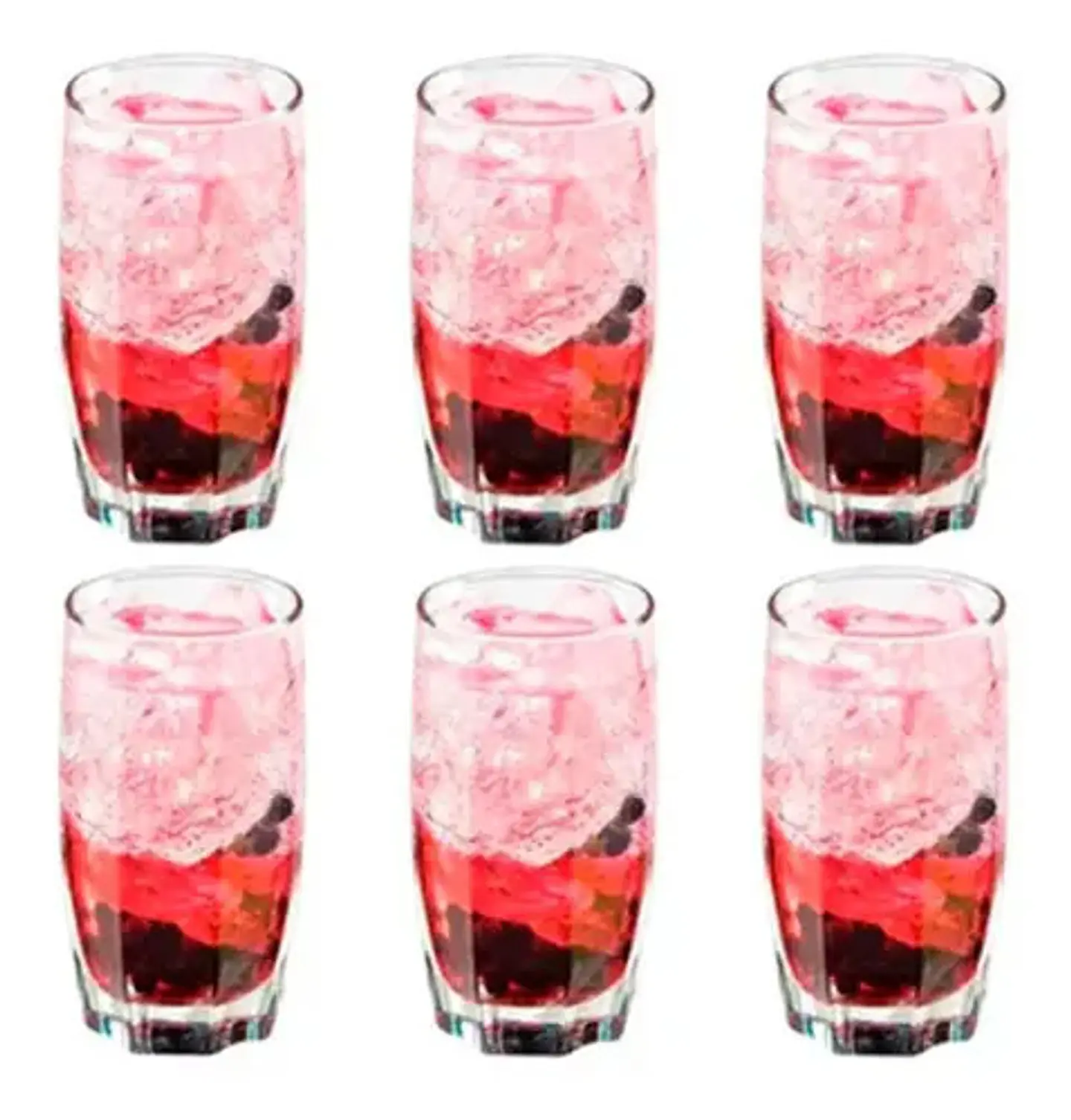 Vaso de Vidrio Alto para Bebidas Cristar Amadeus  Pack de 6 x 372 ml 1