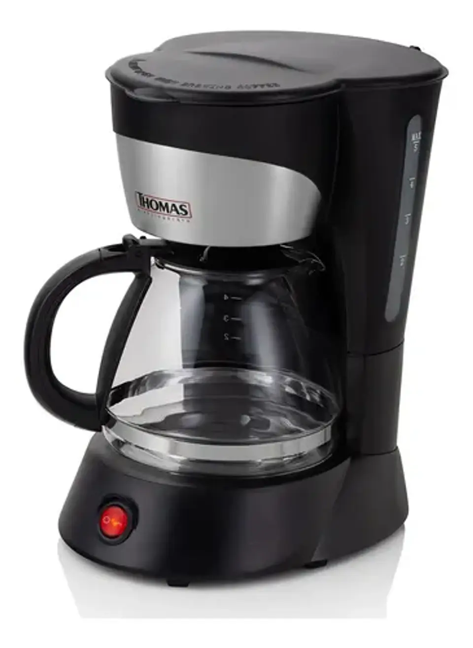 Cafetera Thomas Th-130 5 Tazas Negro/plateado 4