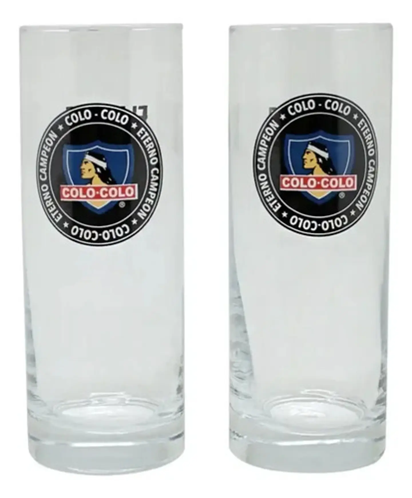 Set 2 Vasos Fanatikos Colo-colo/ Un.dechile/un Católica 1