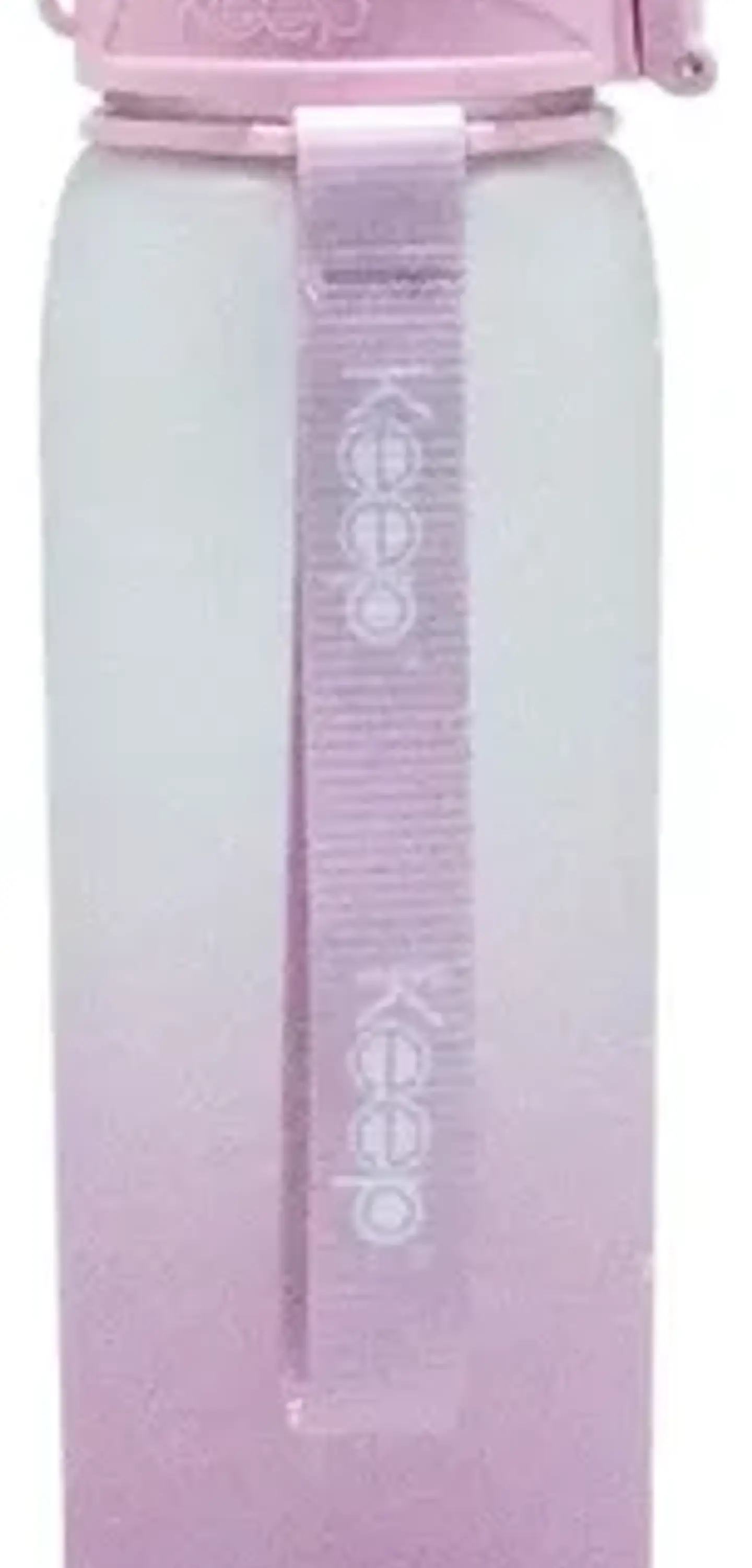 Botella Deportiva Keep Rubber 1l - Diseño Agua Color Rosa Claro 3