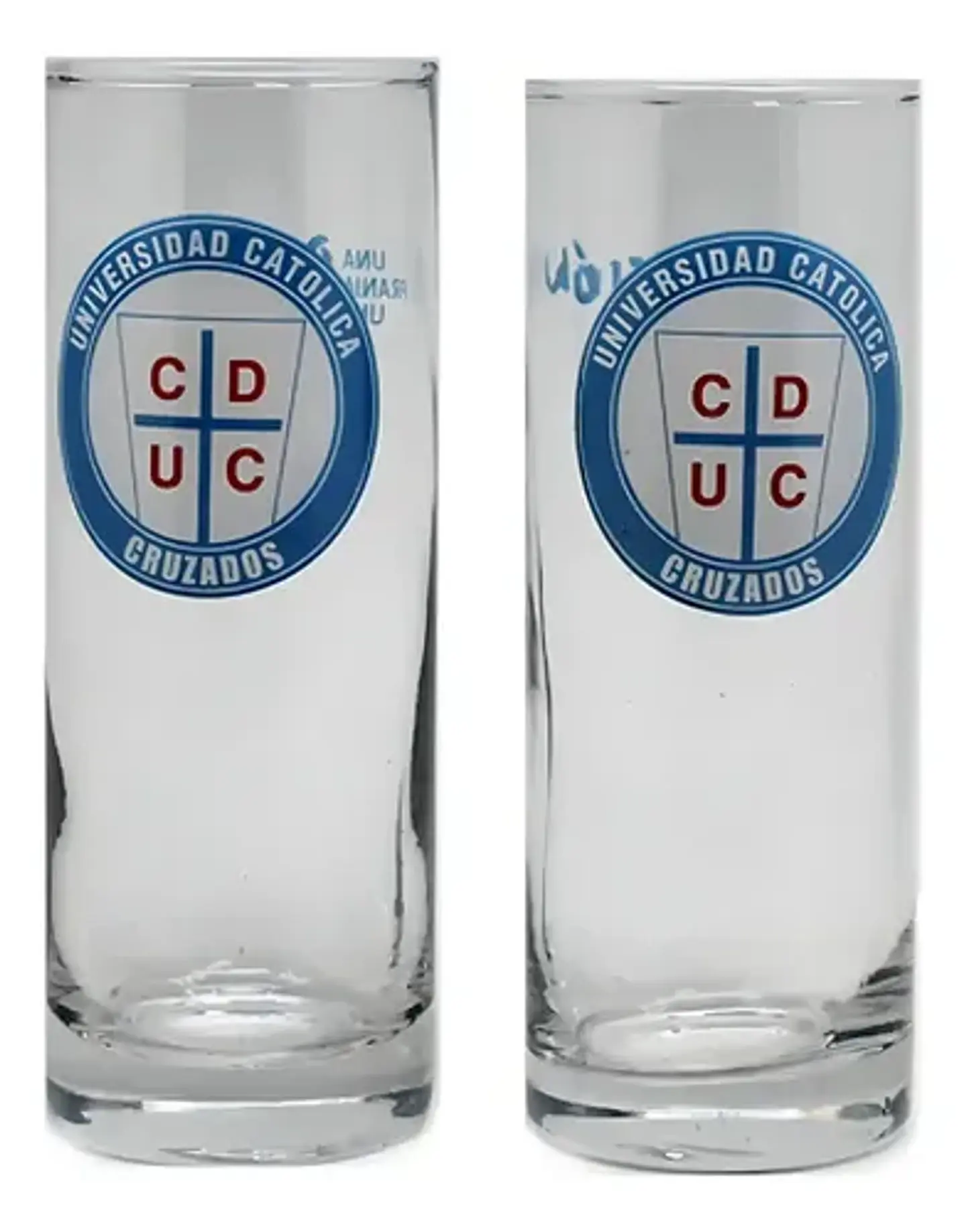 Set 2 Vasos Fanatikos Colo-colo/ Un.dechile/un Católica 1