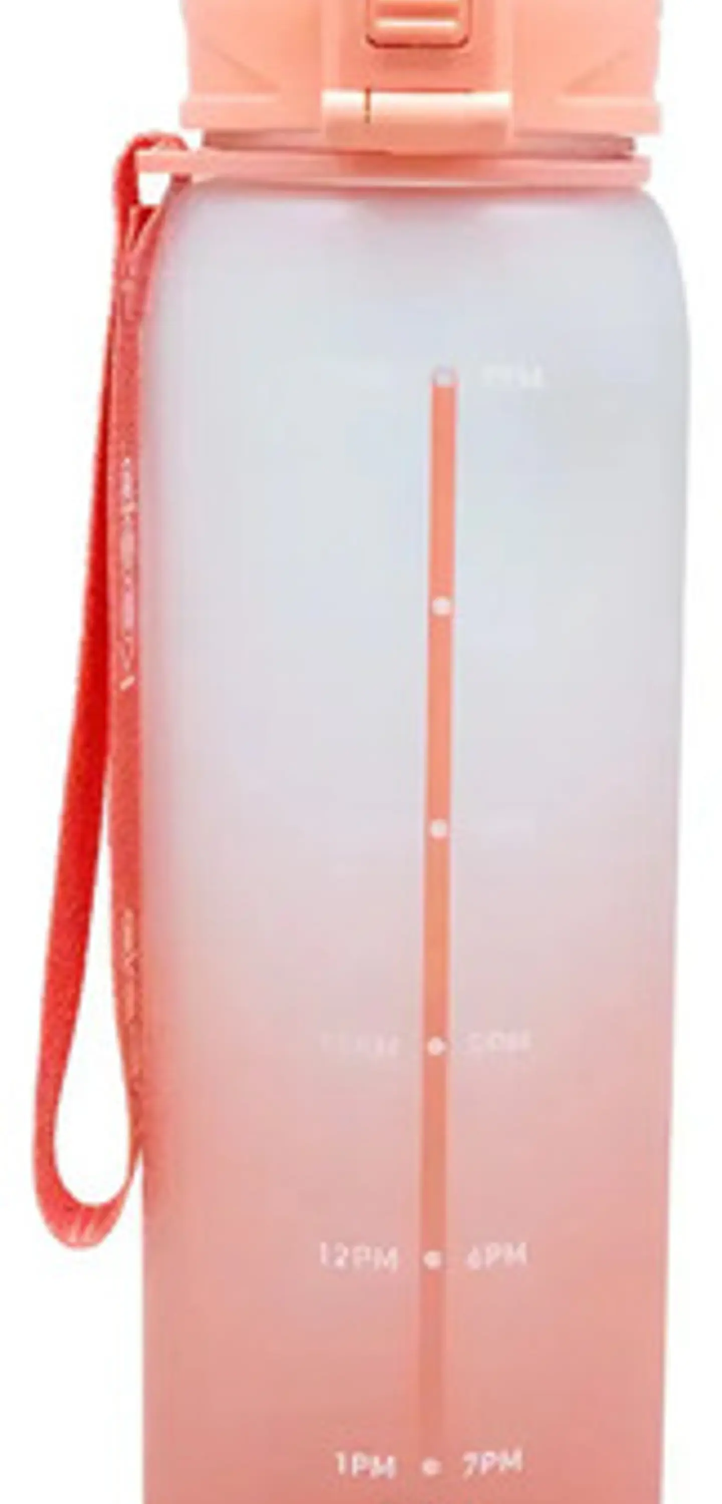 Botella Deportiva Keep Rubber 1l - Diseño Agua Color Naranja 1
