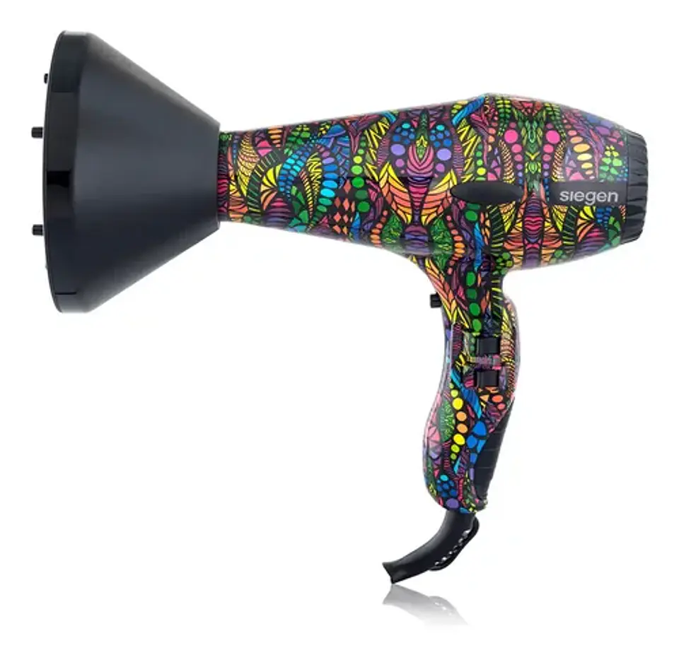 Secador De Pelo Siegen Sg-3115 Negro Multicolor 3