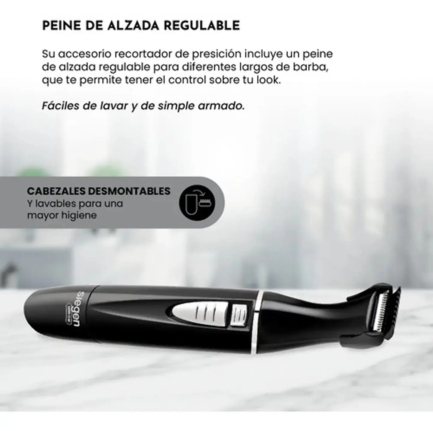 Multistyler Siegen Sg-8030 3 En 1 Color Negro 3