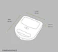 Waflera Thomas Sandwichera Panini 2en1 Color Blanco Placas Antiadherentes Intercambiables 750w - Miniatura 7
