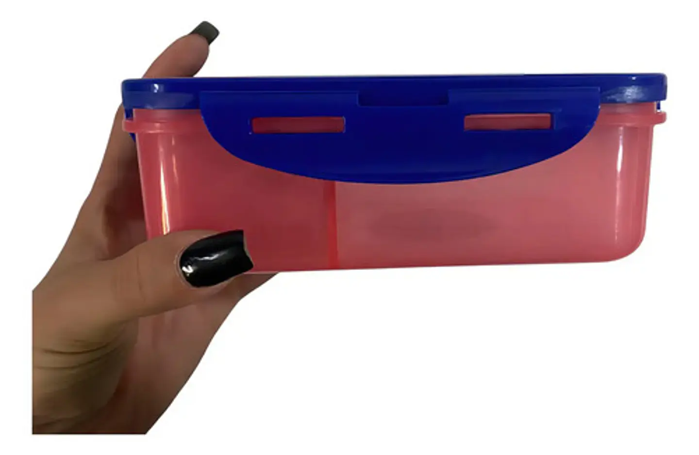 Recipiente Hermético Plástico Azul 700ml Grupo Titanio Microondas Lavavajillas 2