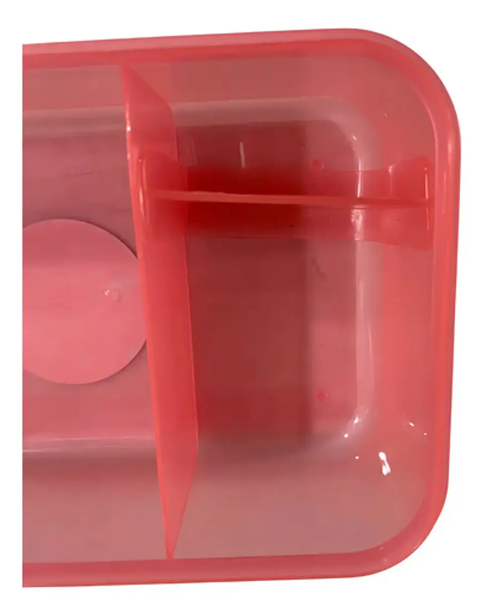 Recipiente Hermético Plástico Azul 700ml Grupo Titanio Microondas Lavavajillas 4