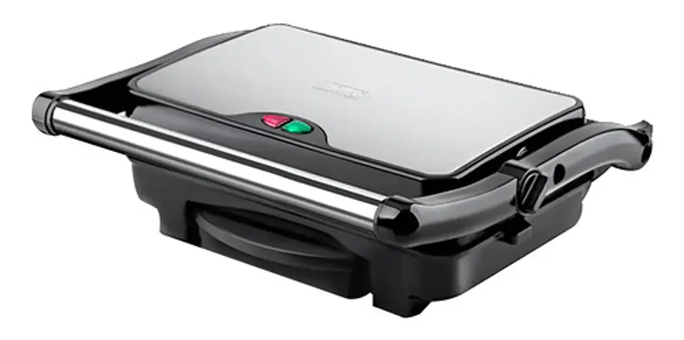 Sandwichera Panini Thomas Th-975 Inox/negro 1