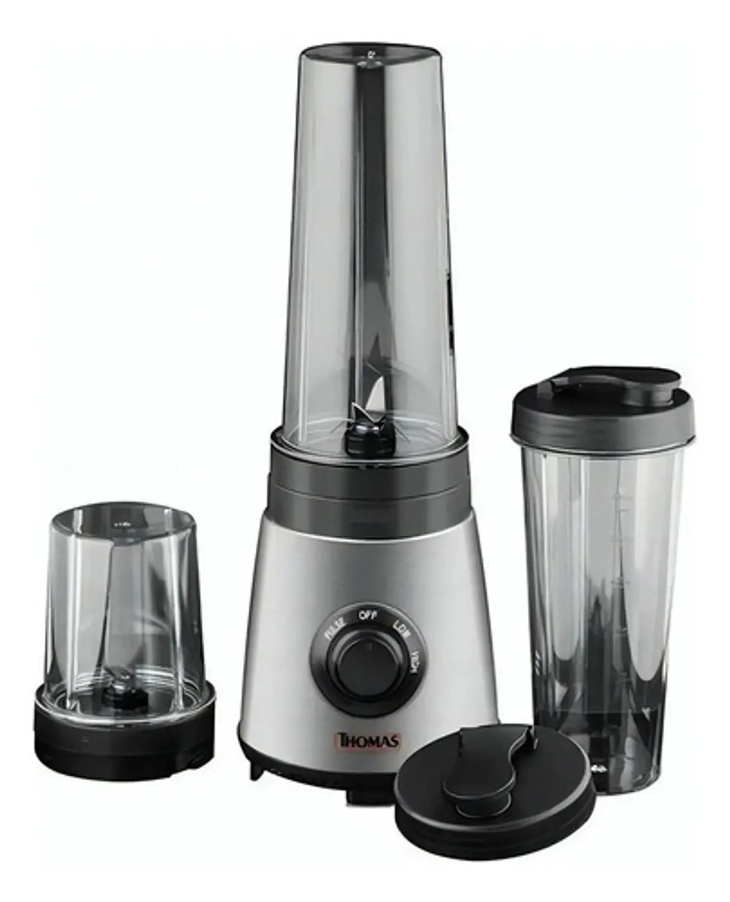 Licuadora Personal Blender Thomas Th-300pb 600 Ml Inox + Acc Color Gris 1