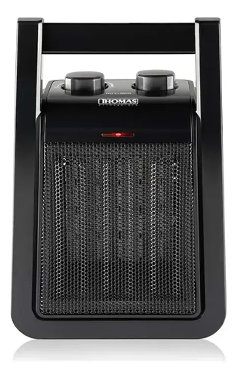 Termoventilador Ceramico Thomas Th-ch38 Color Negro