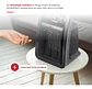 Termoventilador Ceramico Thomas Th-ch38 Color Negro - Miniatura 4