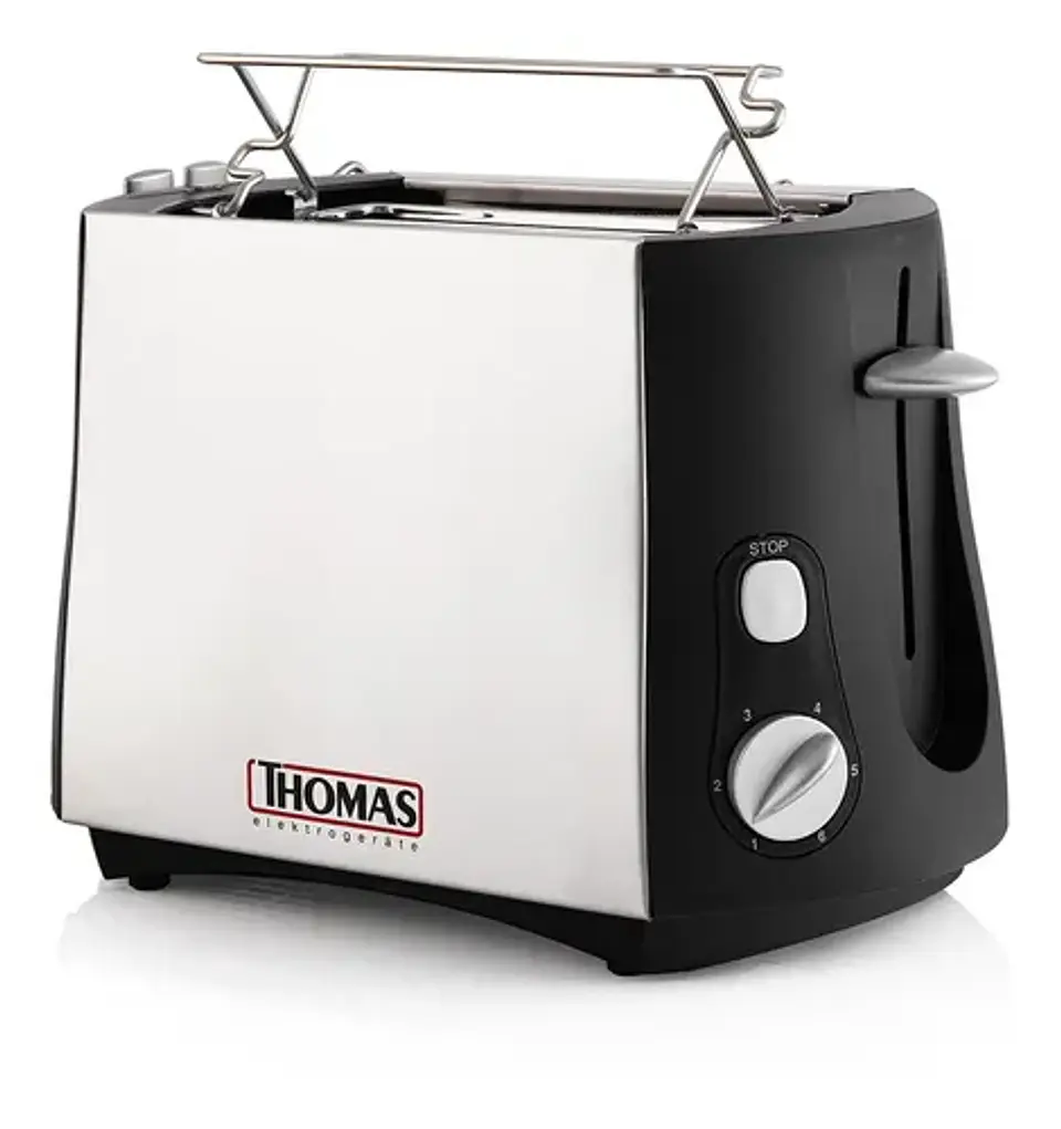 Tostador Thomas Th-120 2 Panes Color Plateado 4