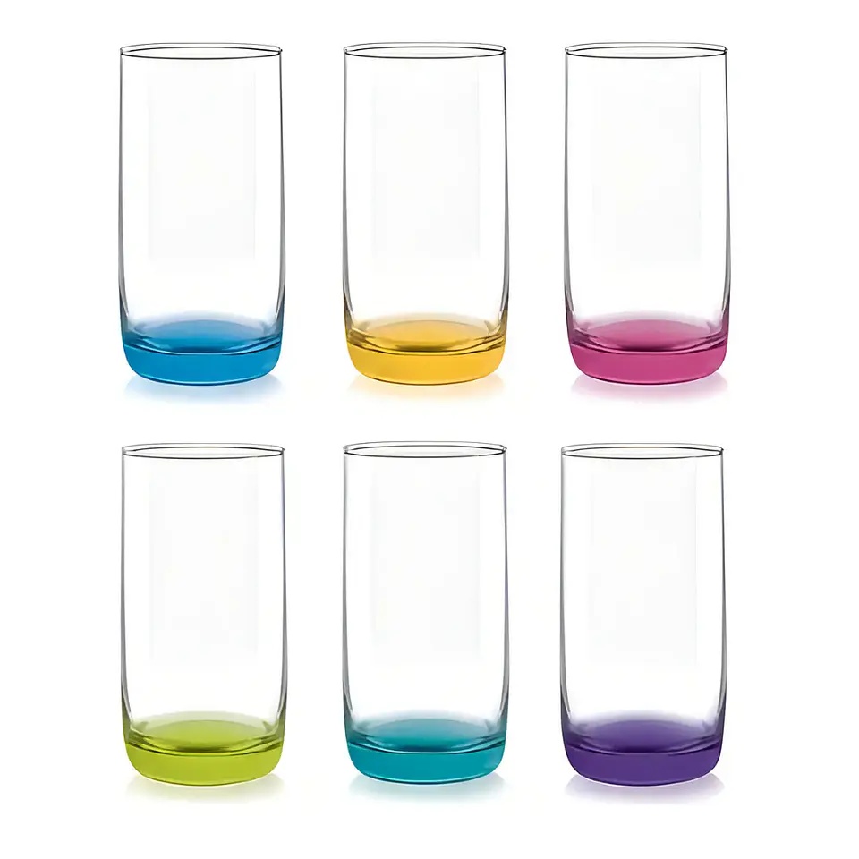 Monterrey Color Set 6 Vasos Alto Cristar. 3