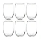 Mikono Transparente Set 6 Vasos Alto Cristar. - Miniatura 1