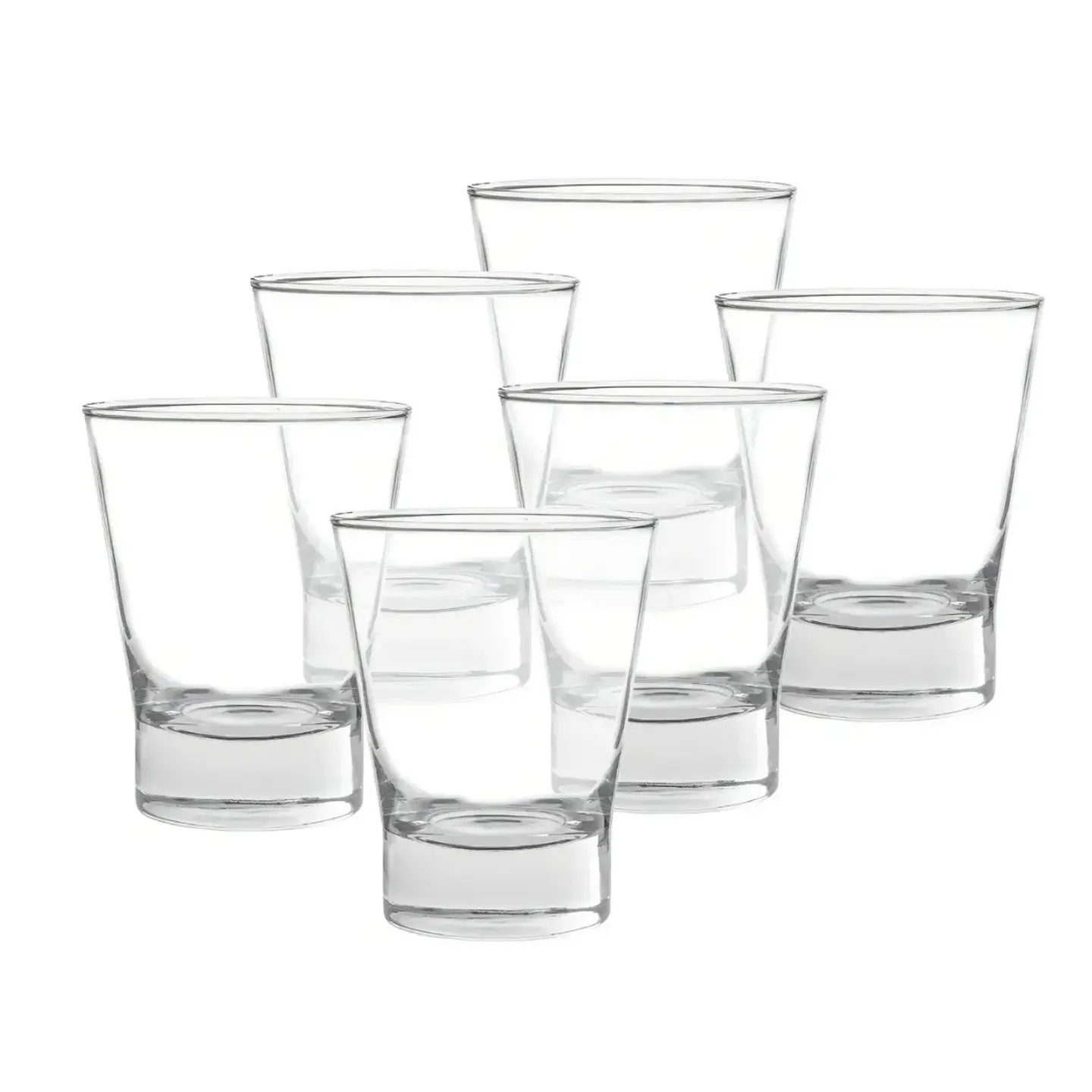 London Set 6 Vasos Bajos Cristar. 2