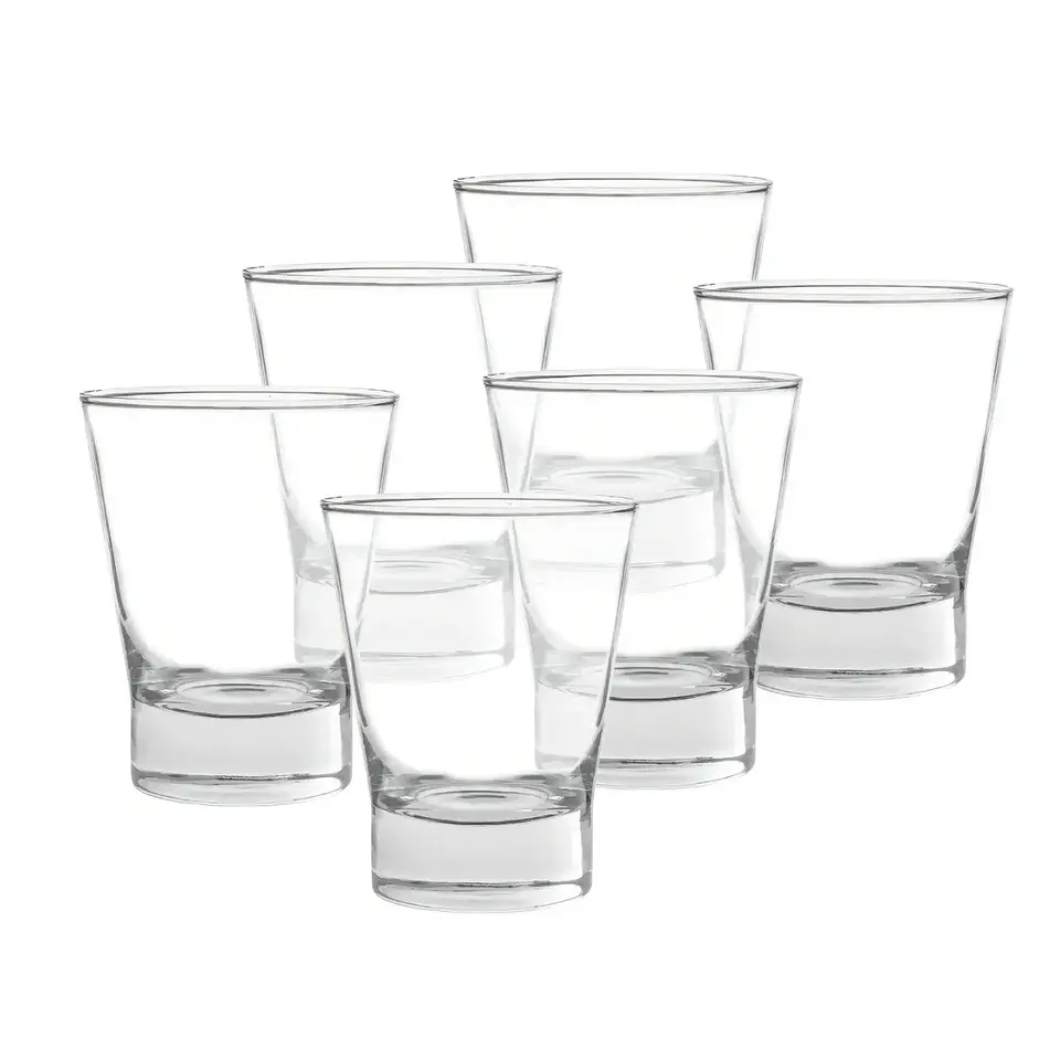 London Set 6 Vasos Bajos Cristar. 2